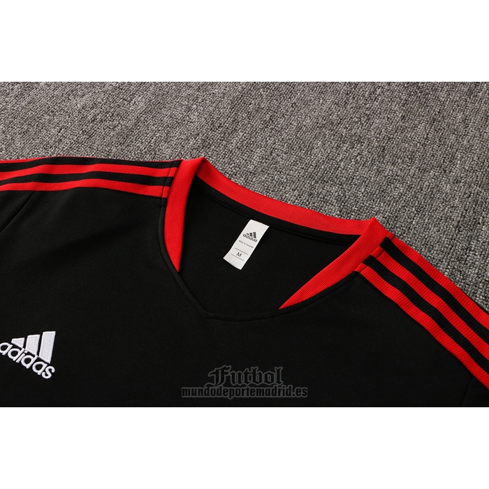 Chandal del Manchester United Manga Corta 2021-2022 Negro